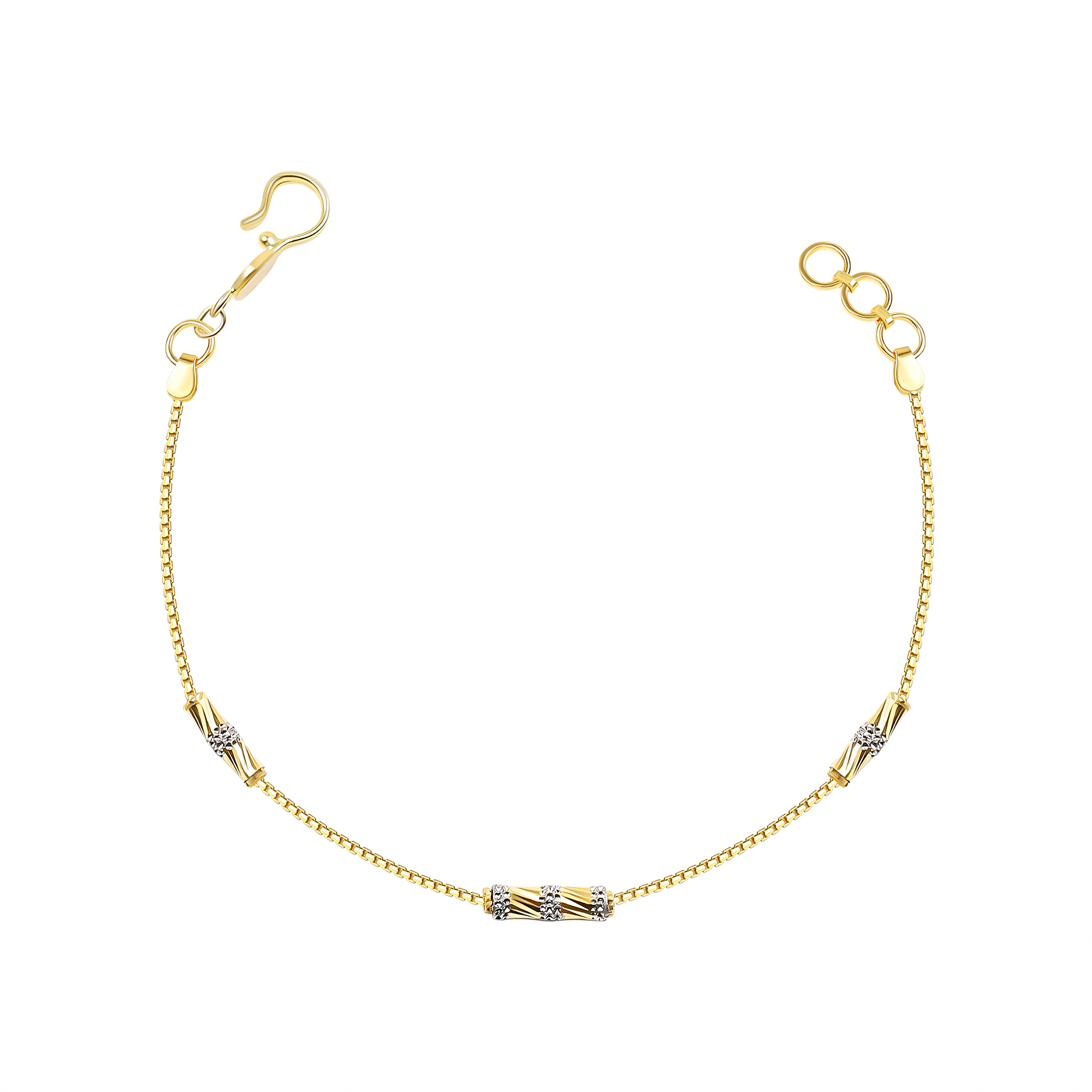 Laksha Nivara Gold Bracelet Online Jewellery Shopping India | Yellow Gold  22K | Candere by Kalyan Jewellers