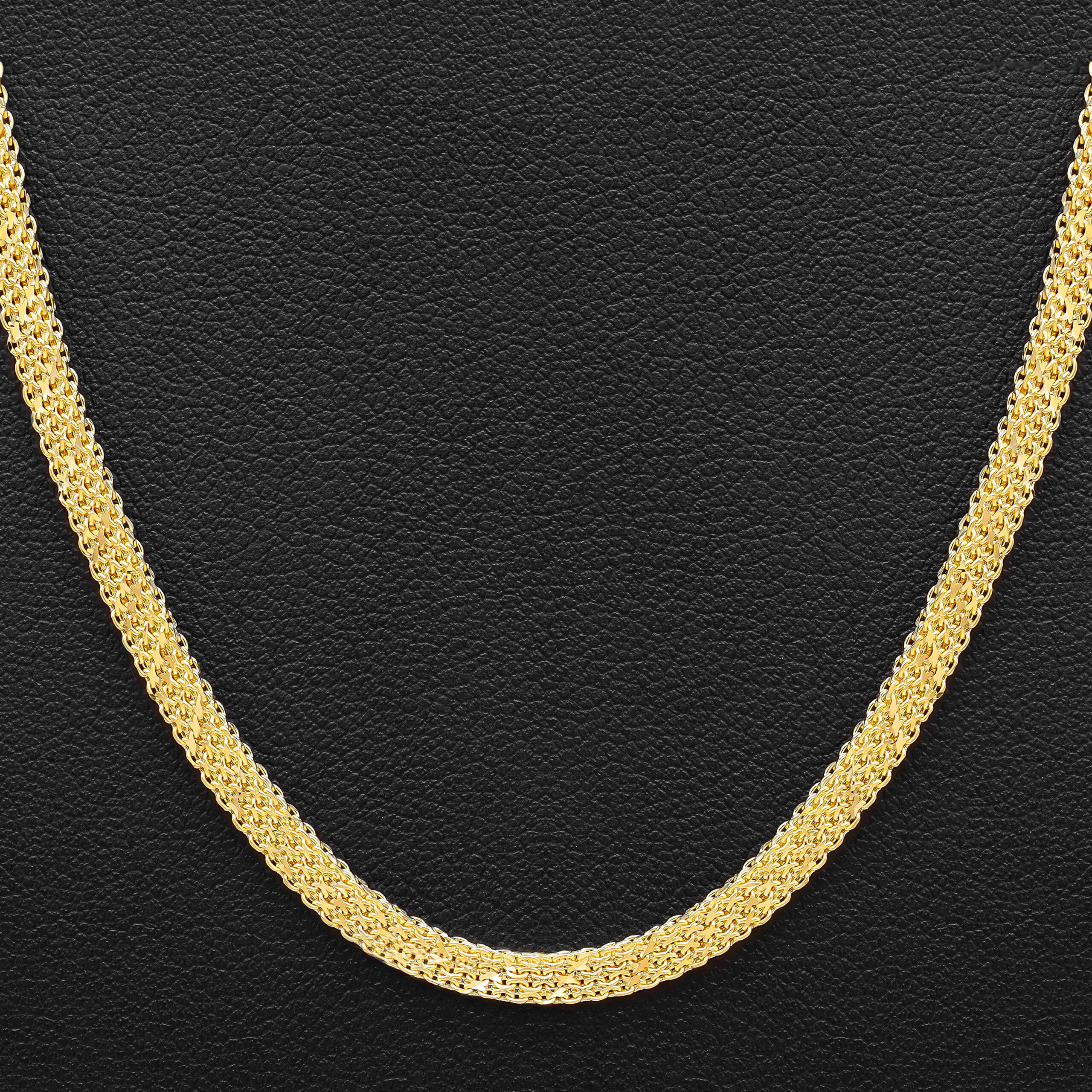 22K Gold Bismark Chain – 20 Inch
