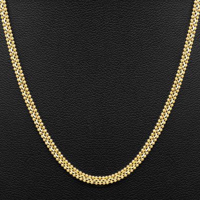 22K Gold Ball Link Chain – 18 Inch