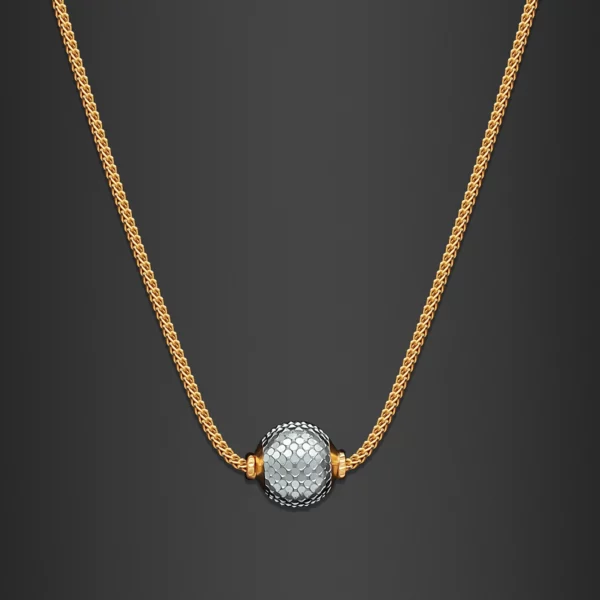 22K Gold Ball Necklace (5.80G)