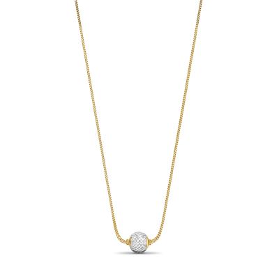 22K Gold Ball Necklace (5.80G)
