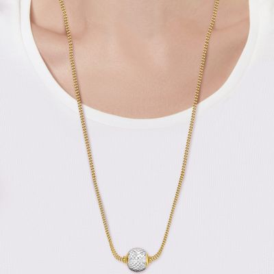 22K Gold Ball Necklace (5.80G)