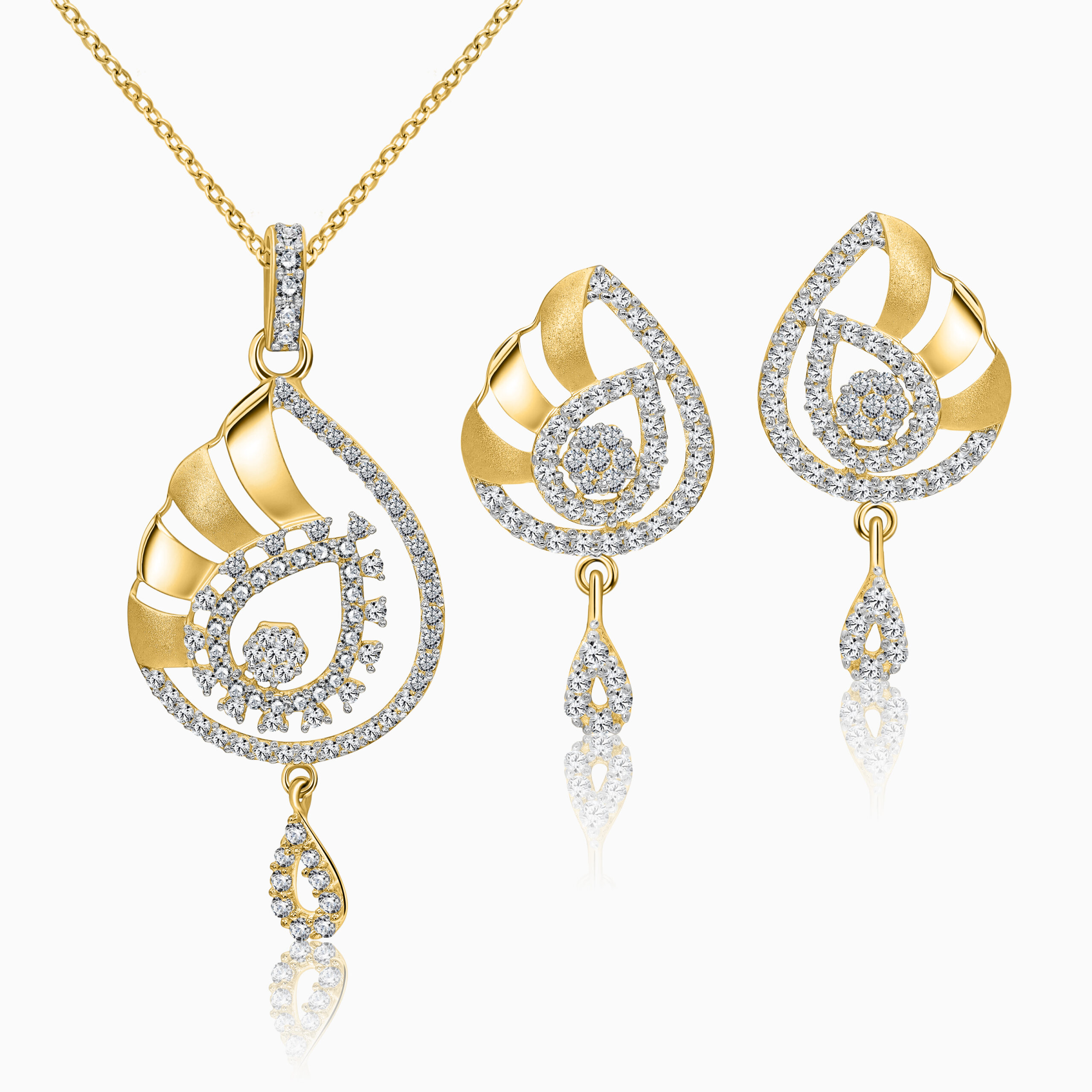 Govindji's | Diamond Jewelry | Pendant & Earring Sets
