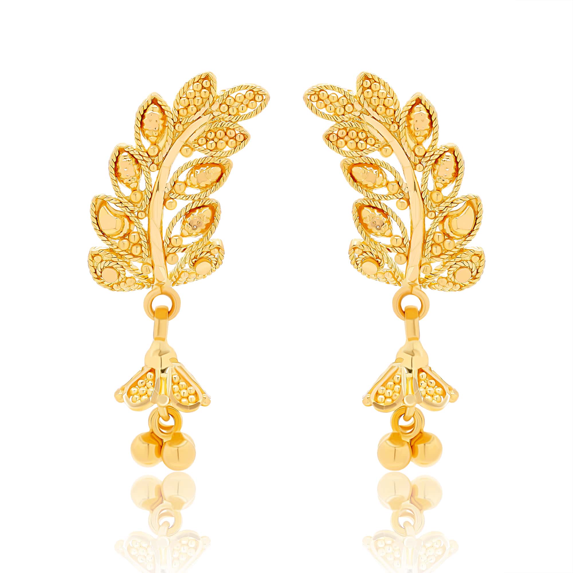22K gold earrings