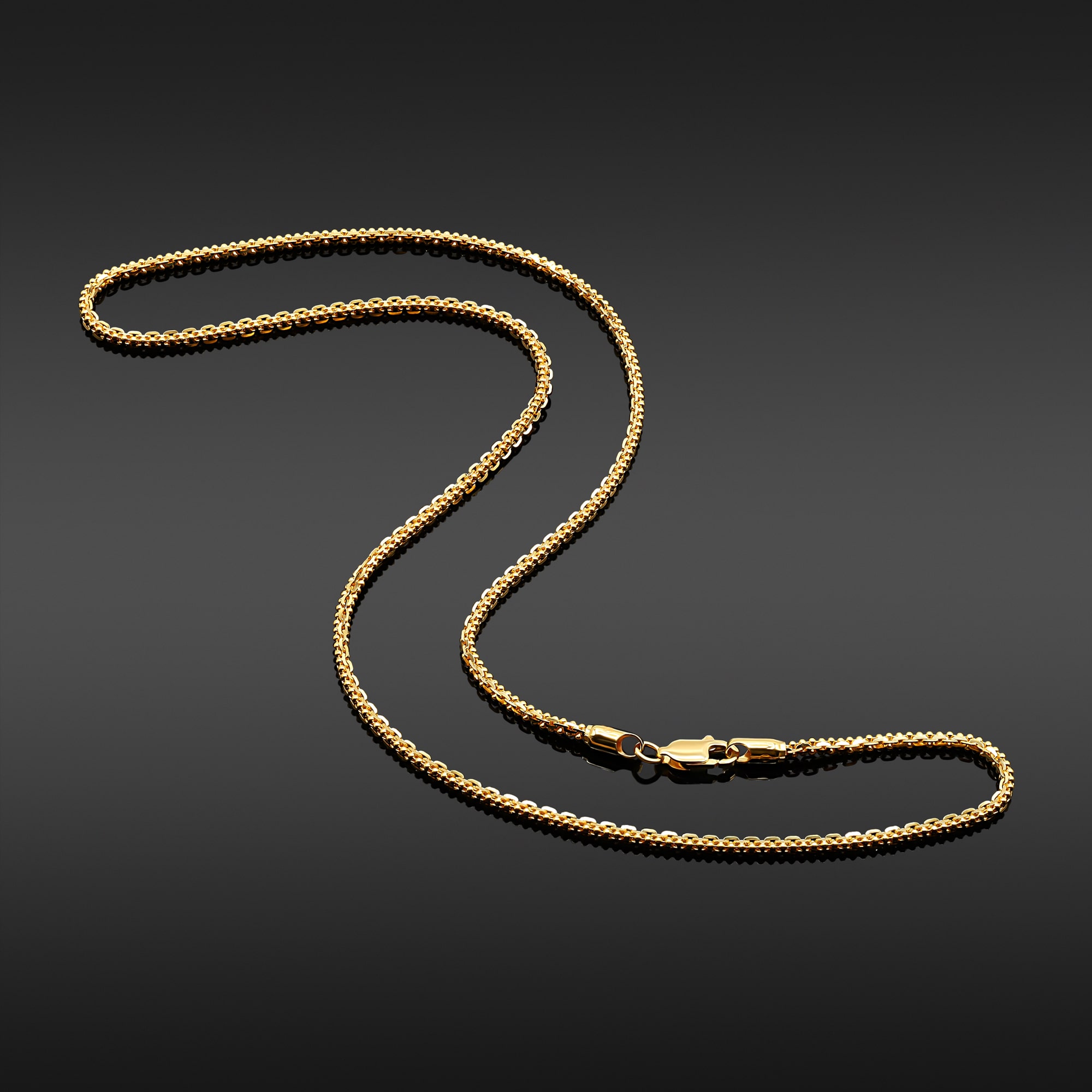 22K Gold Ball Link Chain – 20 Inch