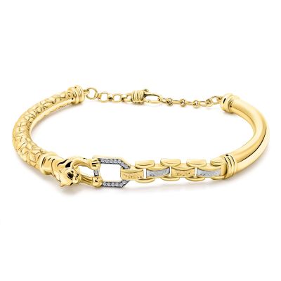 22K Gold Men’s Panther Bracelet (22.80G)