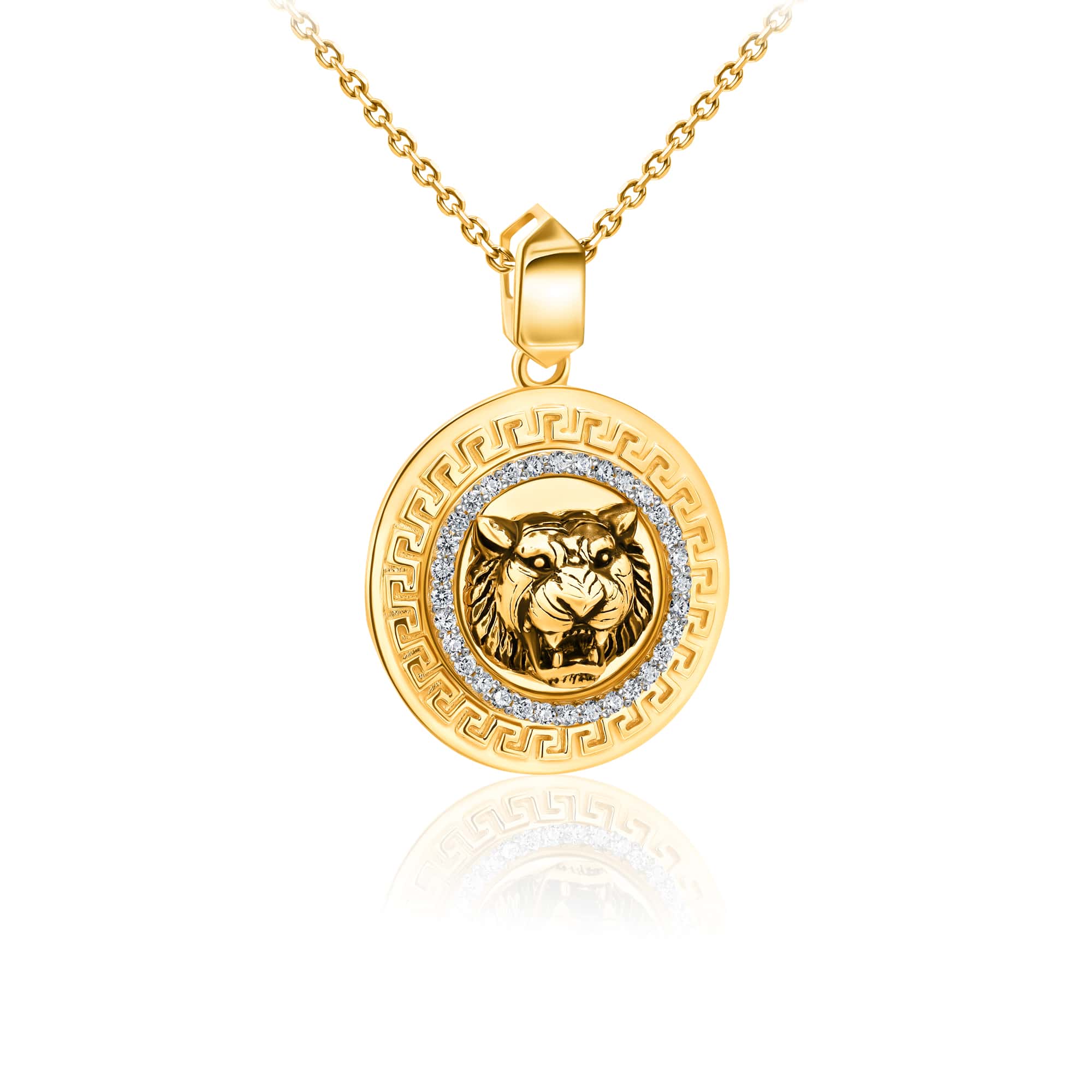 22K Gold Tiger Pendant (6.25G) - Queen of Hearts Jewelry