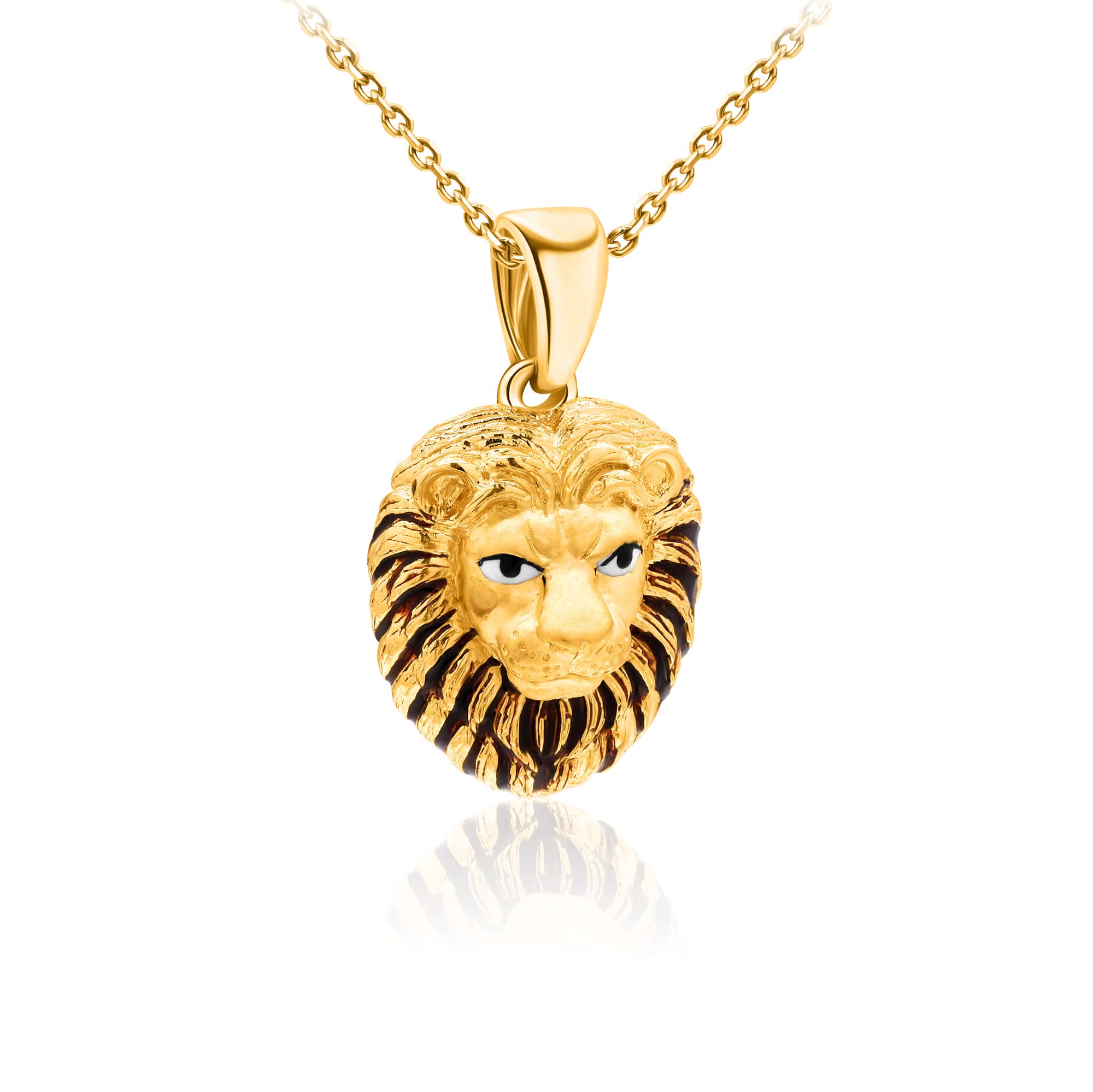 22K Gold Lion Pendant (4.25G)