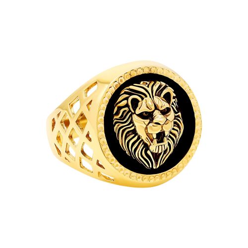 22K Gold Men’s Lion Ring (8.30G)