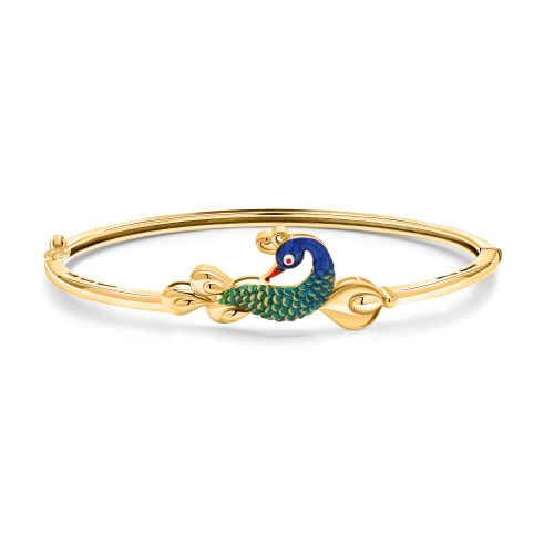 22K Gold Peacock Bracelet (9.60G)