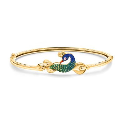 22K Gold Peacock Bracelet (9.60G)