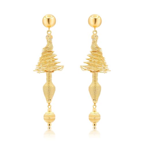 22K Gold Jhumka Earrings (14.55G)