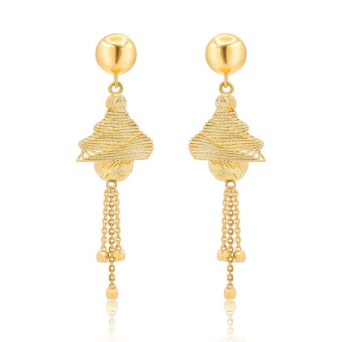 22K Gold Jhumka Earrings (9.65G)