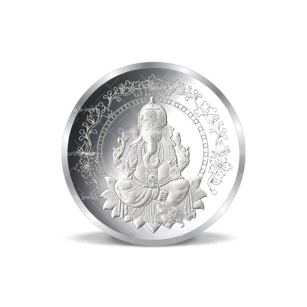 Lord Ganesha 999 Pure Silver Coin