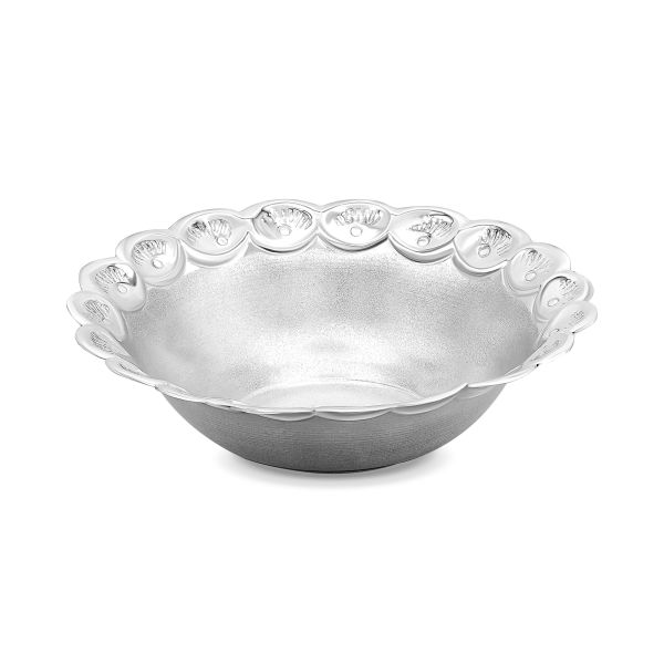 Pure Silver Prasadam Bowl For Pooja