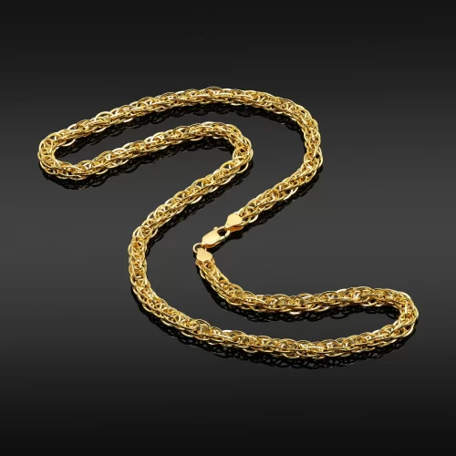 22K Gold Spike Chain – 22 Inch