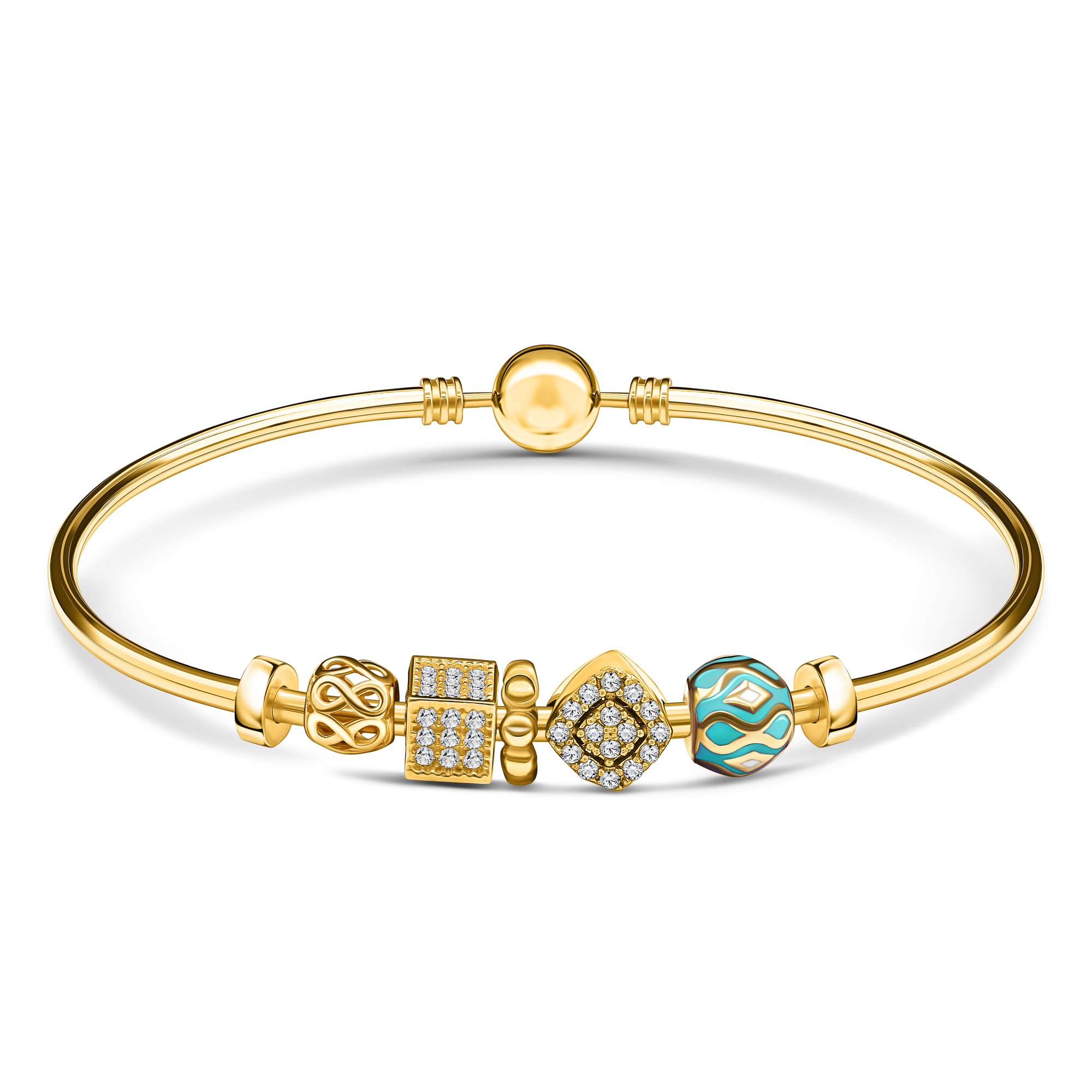 Buy Mia by Tanishq 14k Gold Moon Bracelet for Women Online At Best Price @  Tata CLiQ