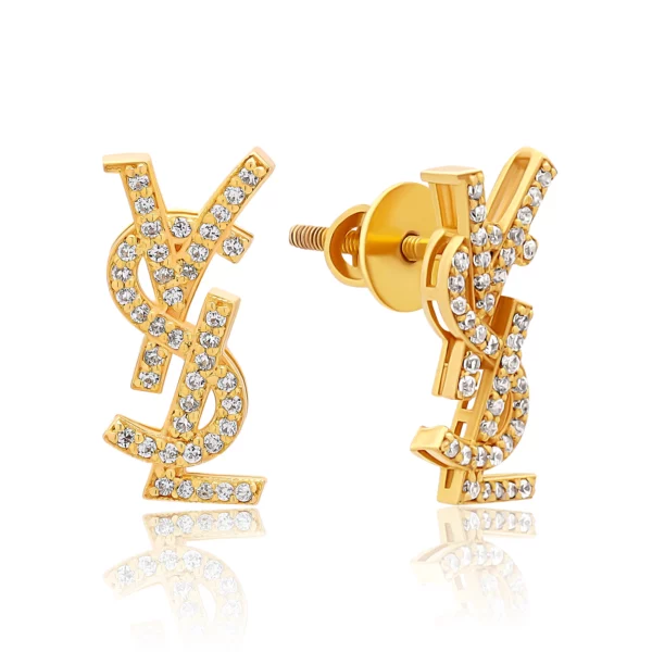 22K Gold Designer Earrings
