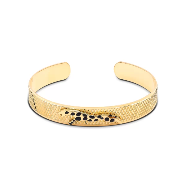 22K Gold Cheetah Bangle
