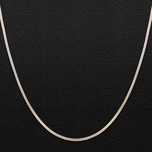 22K Gold Two Tone Chain – 20 Inch