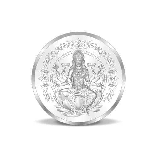 999 Lakshmi Pure Silver Coin – 10 Grams