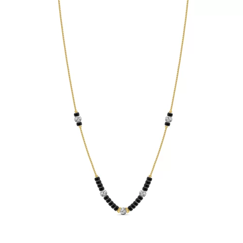 22K Gold Two Tone Mangalsutra (3.95G)
