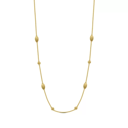 22K Gold Multi-Beaded Necklace (5.50G)