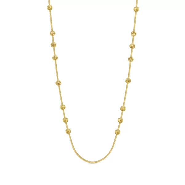 22K Gold Orbs Necklace