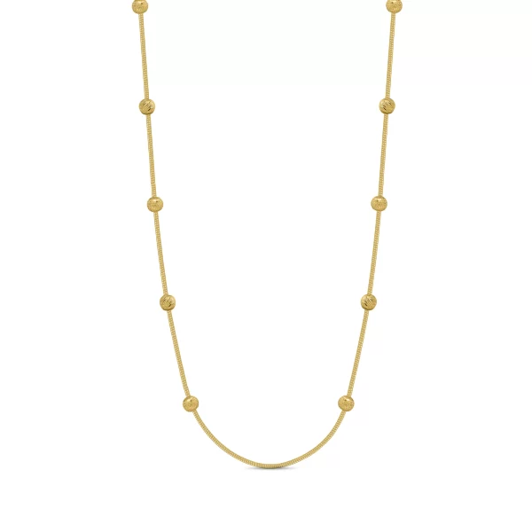 22K Gold Orbs Necklace