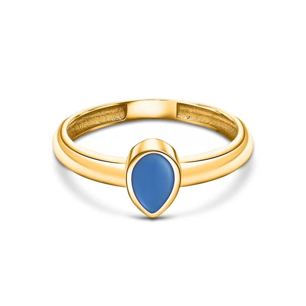 22K Gold Turquoise Ring