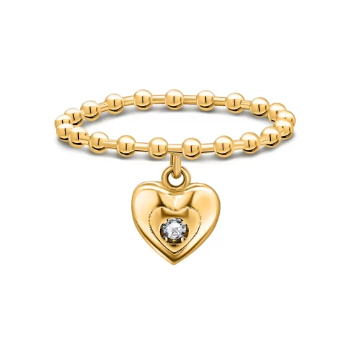 22K Gold Heart Charm Band (1.95G)