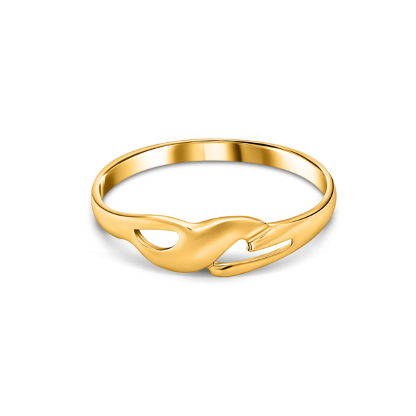 22K Gold Lightweight Ring