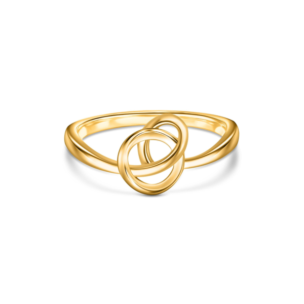22K Gold Infinity Ring
