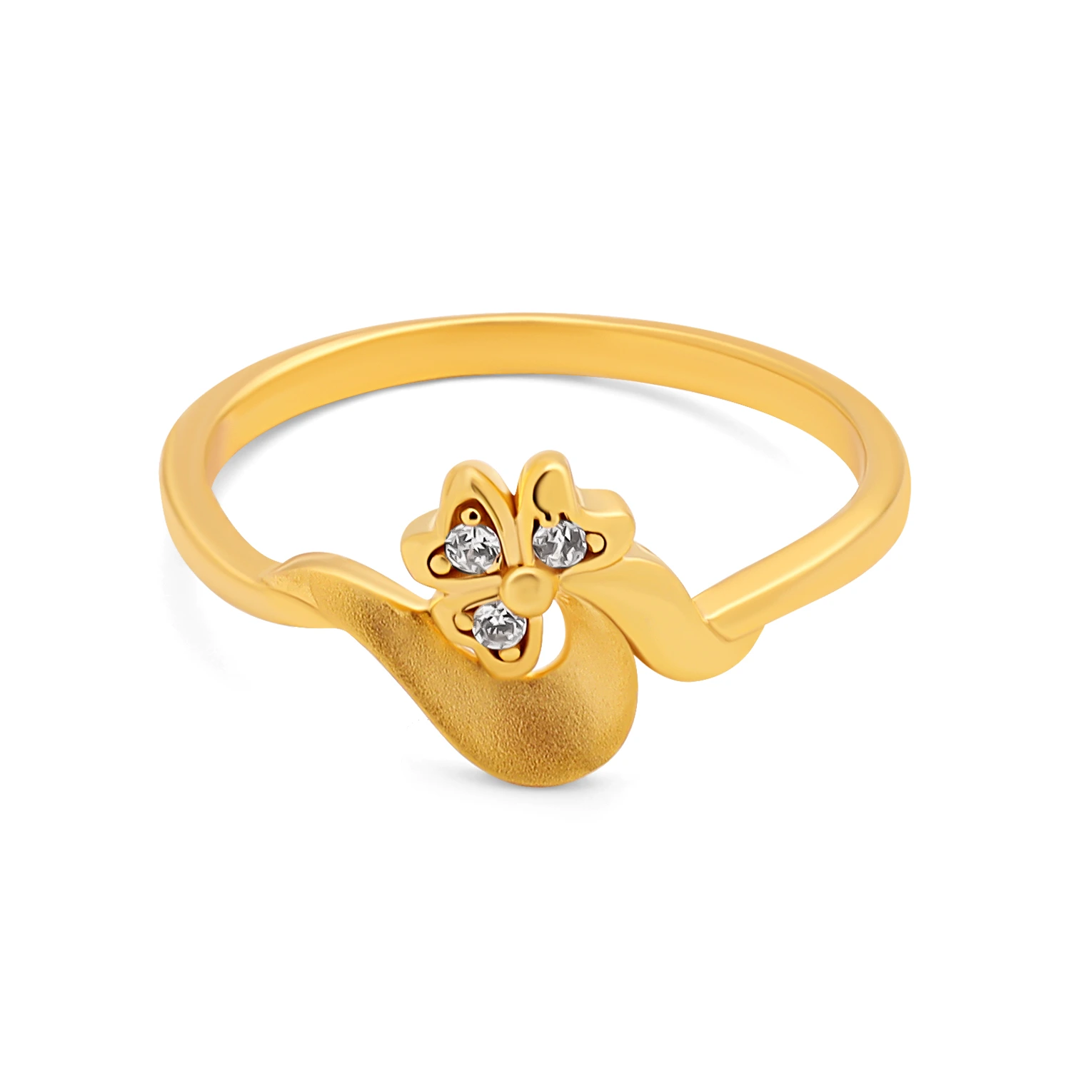 Buy MALABAR GOLD AND DIAMONDS Womens Gold Ring MHAAAAAAAYLI | Shoppers Stop