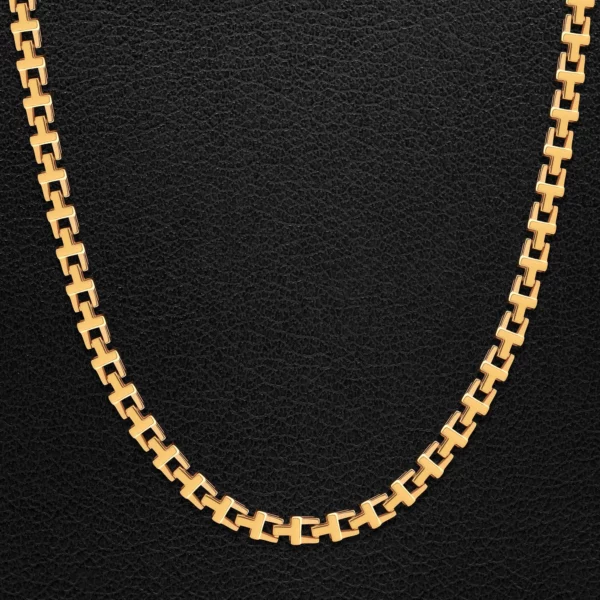 22K Gold T-Lock Link Chain