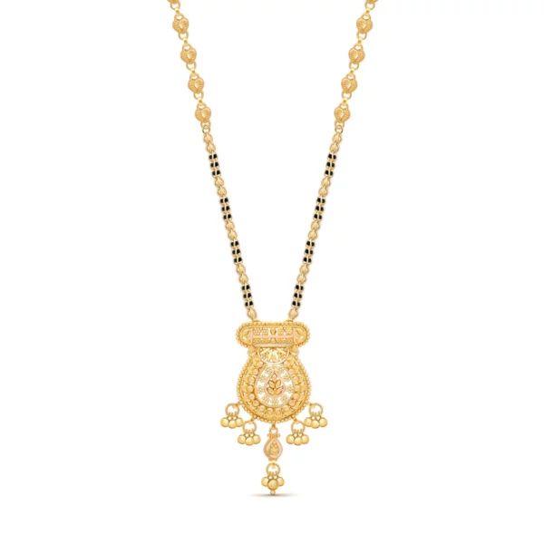 22K Gold Classic Embroidered Mangalsutra