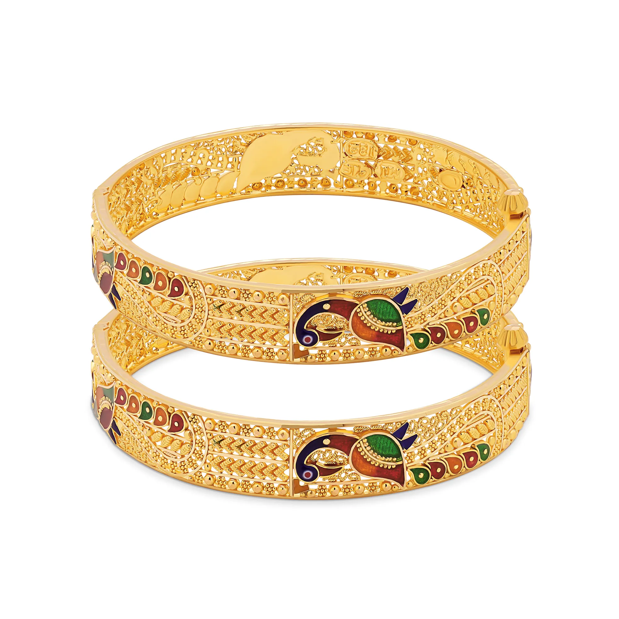 BN1 Gold 22ct Bangle 8gm per piece, Size: 2.6, 8.000g at Rs 5515/gram in  Thrissur