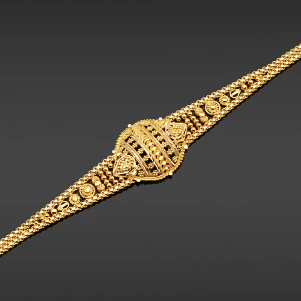 22K Gold Classic Filigree Bracelet