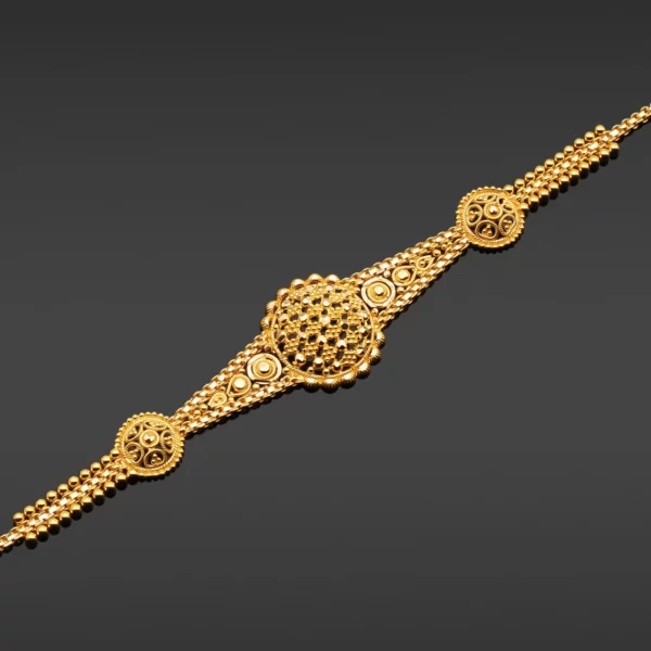 22K Gold Filigree Motif Bracelet