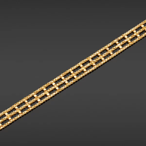 22K Gold Filigree Belt Bracelet