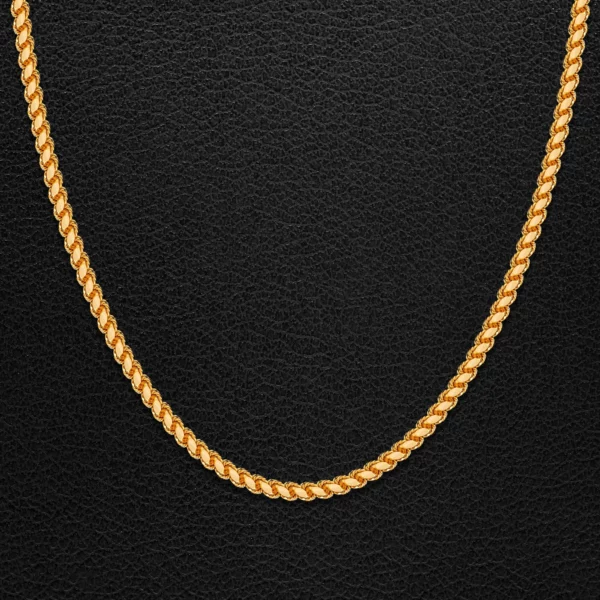 22K Gold Handmade Rope Chain - 20 Inch